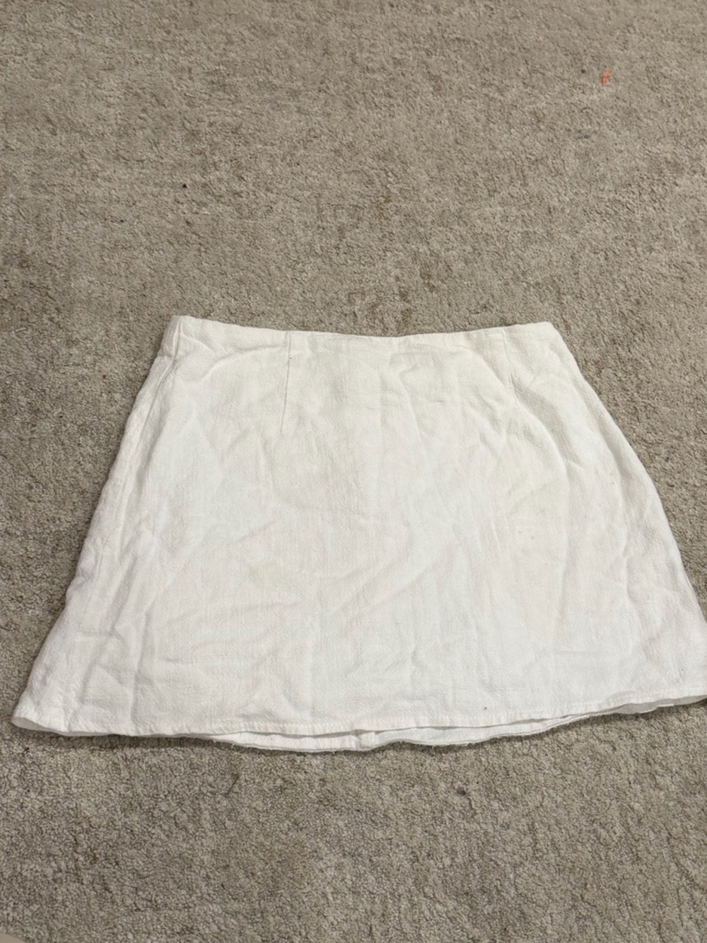 Princess Polly White Mini A-Line Skirt
